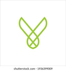 signo vectorial de diseño de logotipo de alas