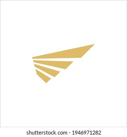 wings logo design vector sign