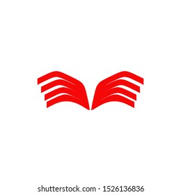 Wings logo design vector template