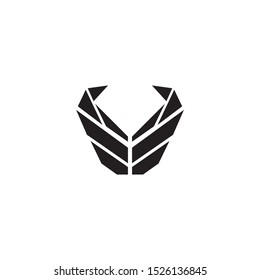 Wings logo design vector template