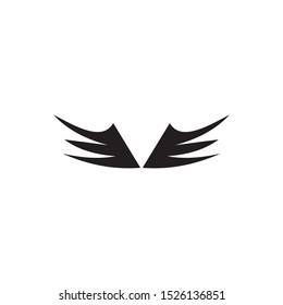 Wings logo design vector template