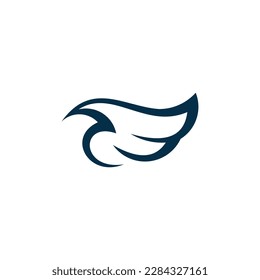 Wings Logo, Eagle wing logo,bird symbol,freedom logo, Sport logo,vector logo template.
