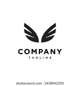 Wings logo icon vector templae.eps