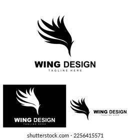 Wings Logo, Phoenix Logo, Bird Wing Vector, Template Illustration, Wing Brand Design