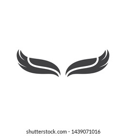 wings logo symbol icon vector illustration template