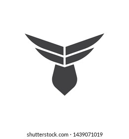 wings logo symbol icon vector illustration template