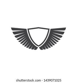 wings logo symbol icon vector illustration template