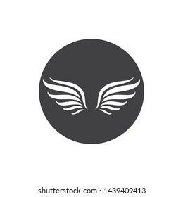 wings logo symbol icon vector illustration template