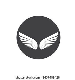 wings logo symbol icon vector illustration template