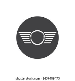 wings logo symbol icon vector illustration template