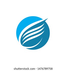 wings logo symbol icon vector illustration template