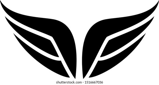 wings logo symbol icon vector illustration template