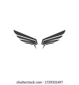 wings logo symbol icon vector illustration template