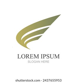 wings logo symbol icon vector illustration template