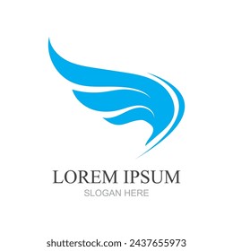 wings logo symbol icon vector illustration template