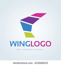 Wings logo Template