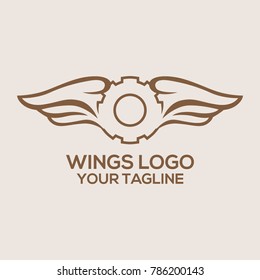 Wings Logo Template