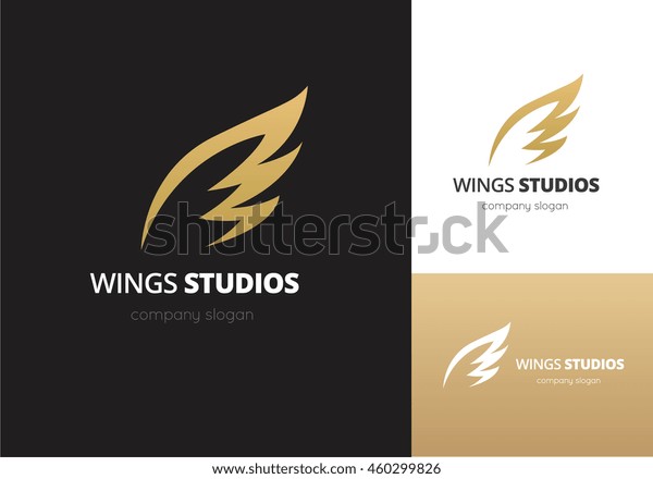 Wings logo\
template