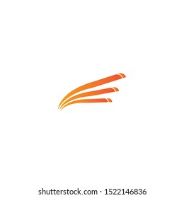 Wings logo template vector design