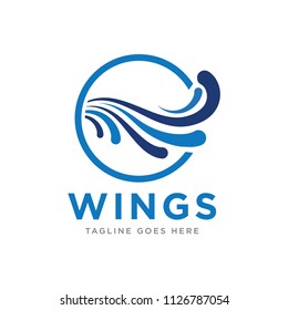 Wings Logo vector