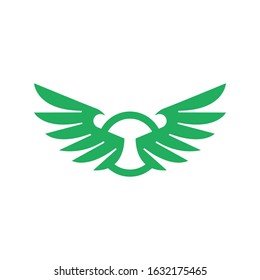 Wings Logo Vector Design Illustration