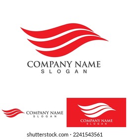 Wing Logo, Vektorsymbol, Illustrationssymbol, Design-Vorlage