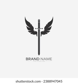Wings logo vector icon symbol illustration design template