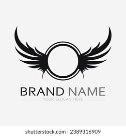 Wing Logo, Vektorsymbol, Illustrationssymbol, Design-Vorlage