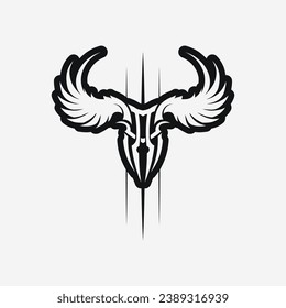 Plantilla de diseño del símbolo del icono del vector del logotipo de Wings