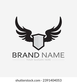 Wing Logo, Vektorsymbol, Illustrationssymbol, Design-Vorlage
