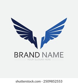 Flügel Logo, Vektorsymbol, Symbol, Illustration, Entwurfsvorlage