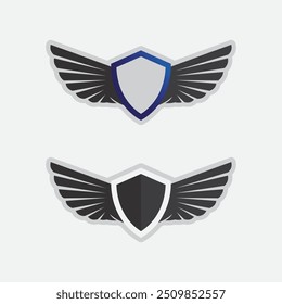 Wings logo vector icon symbol illustration design template