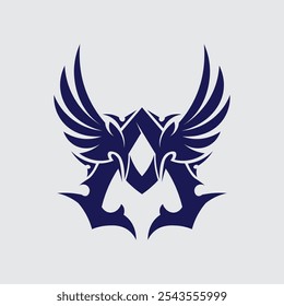 Wings logo vector icon symbol illustration design template