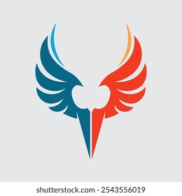 Wings logo vector icon symbol illustration design template