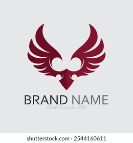 Wings logo vector icon symbol illustration design template