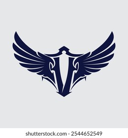 Wings logo vector icon symbol illustration design template