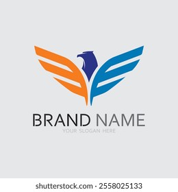 Wings logo vector icon symbol illustration design template