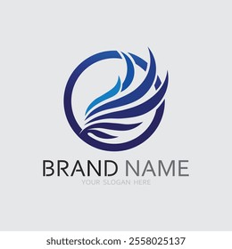 Wings logo vector icon symbol illustration design template
