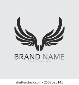 Wings logo vector icon symbol illustration design template