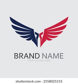 Wings logo vector icon symbol illustration design template