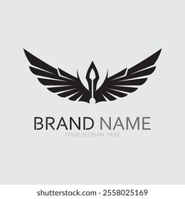 Wings logo vector icon symbol illustration design template