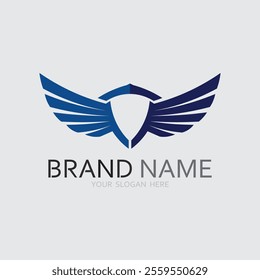 Wings logo vector icon symbol illustration design template