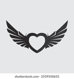 Wings logo vector icon symbol illustration design template