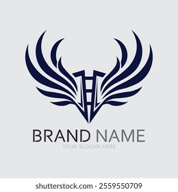 Wings logo vector icon symbol illustration design template