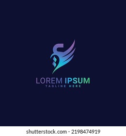 Diseño de ilustración vectorial del logotipo Wings