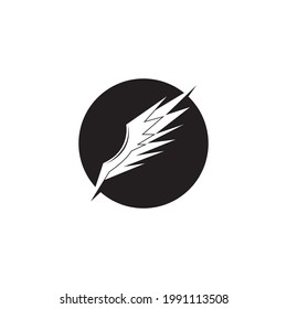 Wings logo vector template illustration