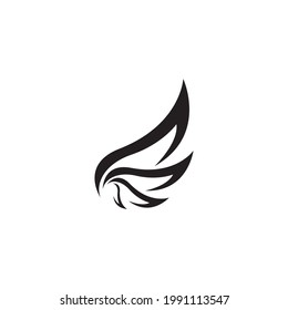 Wings logo vector template illustration
