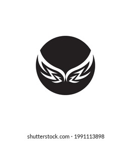 Wings logo vector template illustration