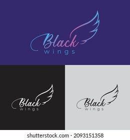 It is a wings logo. It will be use as Clothing brand, Fashion Brand etc.