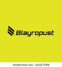Wings logotype template. Modern style
